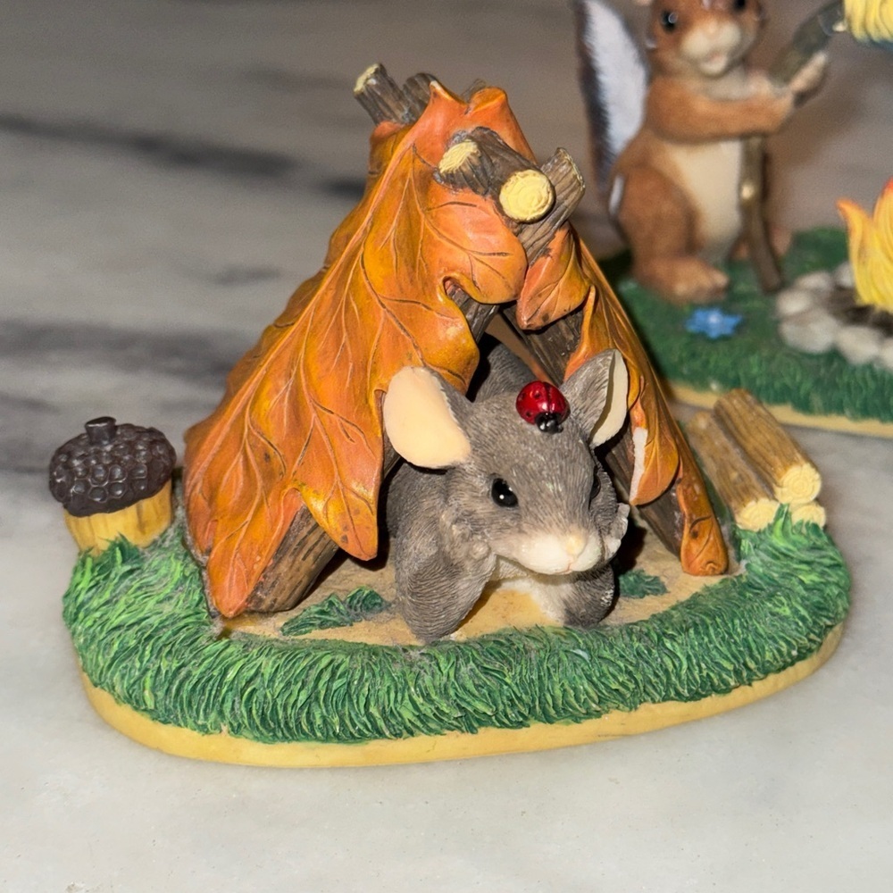 Vintage FITZ & FLOYD Charming Tails Set of 3 Figurines - Picture 2 of 10